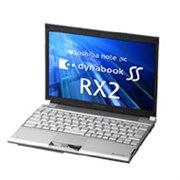[dynabook SS RX2] Core 2 Duo SU9300/128GB �t���b�V���������h���C�u�Ȃǂ�I���ł���12.1�^�t�����ڃ��o�C���m�[�gPC