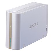 [LS-WSGL/R1WH] ��̂Ђ�T�C�Y��LAN�ڑ��^HDD���j�b�g (�z���C�g)