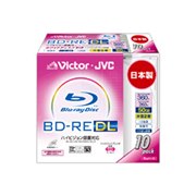 [BV-E260CW10] �C���N�W�F�b�g�v�����^�[�Ή��z���C�g���[�x�����̗p����2�{���L�^�Ή��^��pBD-RW DL10���p�b�N�i����5mm�X�����P�[�X�j�B���i�̓I�[�v��