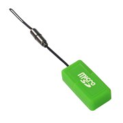 [USB2-SDMC/GR] �d�ʖ�8g�̃��o�[�{�f�B���̗p����microSD/SDHC�J�[�h��p�J�[�h���[�_�[�i�O���[���j�B�{�̉��i��1,040�~