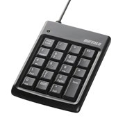 [BSTK01BK] USB2.0�Ή�USB�n�u�@�\��������L�[�s�b�`16mm�̃R���p�N�g�ȃe���L�[�{�[�h�i�V���o�[�j�B�{�̉��i��2,390�~