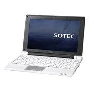 [SOTEC DC101WP] Atom N270/1GB�������[/160GB HDD/Draft2.0 IEEE802.11n�Ή�����LAN�Ȃǂ������10.1�^���C�h�t������NetBook�i�N���X�^���z���C�g�j�B�̔����i��49,800�~�`
