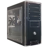 [SCY-0311FE-BK] 500W�d����A�N�����t�B�j�b�V���ʔŃ{�f�B�𓋍ڂ���ATX/micro-ATX�Ή�PC�P�[�X�i�u���b�N�j