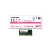 [GH-DAT1066-4GB] �V�^MacBook�����MacBook Pro�ɑΉ�����PC3-8500 204Pin S.O.DIMM�������i4GB�j�B���i�̓I�[�v��