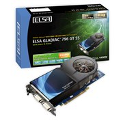 [ELSA GLADIAC 796 GT SS 512MB] GeForce 9600GT�𓋍ڂ���PCI Express2.0 ��16�o�X�p�r�f�I�J�[�h(GDDR3-SDRAM 512MB/�I���W�i���O�r�C�^2�X���b�g�É��t�@��)�B���i�̓I�[�v��