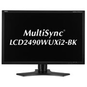 [MultiSync LCD2490WUXi2-BK] �R���g���X�g��1000:1/�������x16ms��24.1�^WUXGA�t���f�B�X�v���C (�u���b�N) �B���i�̓I�[�v��