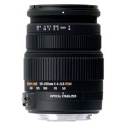 [50-200mm F4-5.6 DC OS HSM] ��u���␳�@�\�⒴���g���[�^�[�𓋍ڂ����f�W�^����p�]���Y�[�������Y�i�ŒZ�B�e����110cm�j�B�{�̉��i��39,300�~