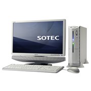 [SOTEC S504A7B/21W1] Core 2 Quad Q8300/4GB�������[/1TB HDD�Ȃǂ𓋍ڂ����t���n�C�r�W�����Ή�21.5�^���C�h�P���t���t���f�X�N�g�b�vPC�B�s��z�艿�i��149,800�~