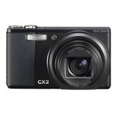 RICOH デジタルカメラ CX2 BLACK 箱説明書保護シール純正ケース付