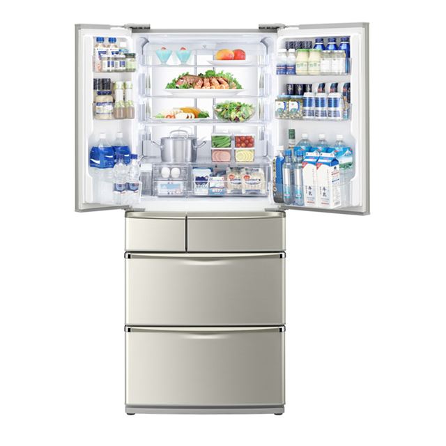 近隣地域無料配送★美品★自動製氷機能付きプラズマクラスター搭載4ドア大容量冷蔵庫 シャープ公式通販】 プラズマクラスター搭載どっちもドア冷蔵庫