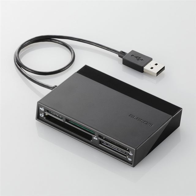 エレコム、USBハブを備えたカードリーダー エレコム、USBハブを備えたカードリーダー