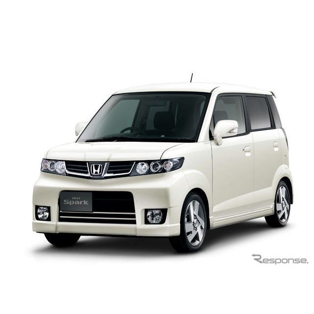 ホンダは13日、軽乗用車『ゼストスパークGタイプ』に、迫力のある外観を演出する外装などを装備し、リーズ...