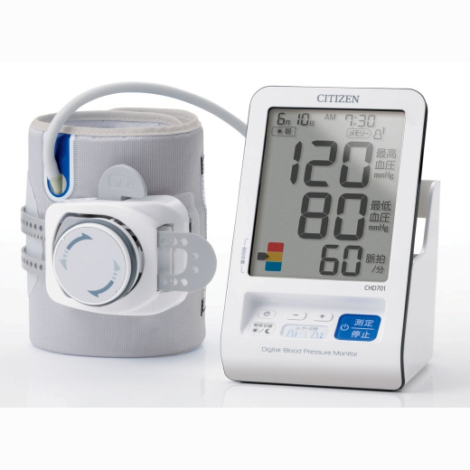 価格.com - シチズン、ダイヤルカフと大型ディスプレイを採用した上腕式血圧計