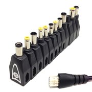 ノートパソコン充電端子接続用の変換コネクター