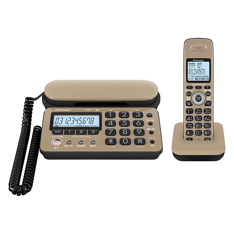 価格.com - パイオニア、ツートンカラーのコードレス電話機「TF-SD10」