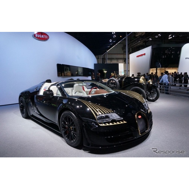 ブガッティは北京モータショー14に『ヴェイロン16.4グランスポーツ VITESSE』の特別モデル「ブラック・ベス...
