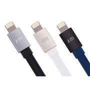 Just Mobile AluCable Flat Lightning�P�[�u�� (1.2m)