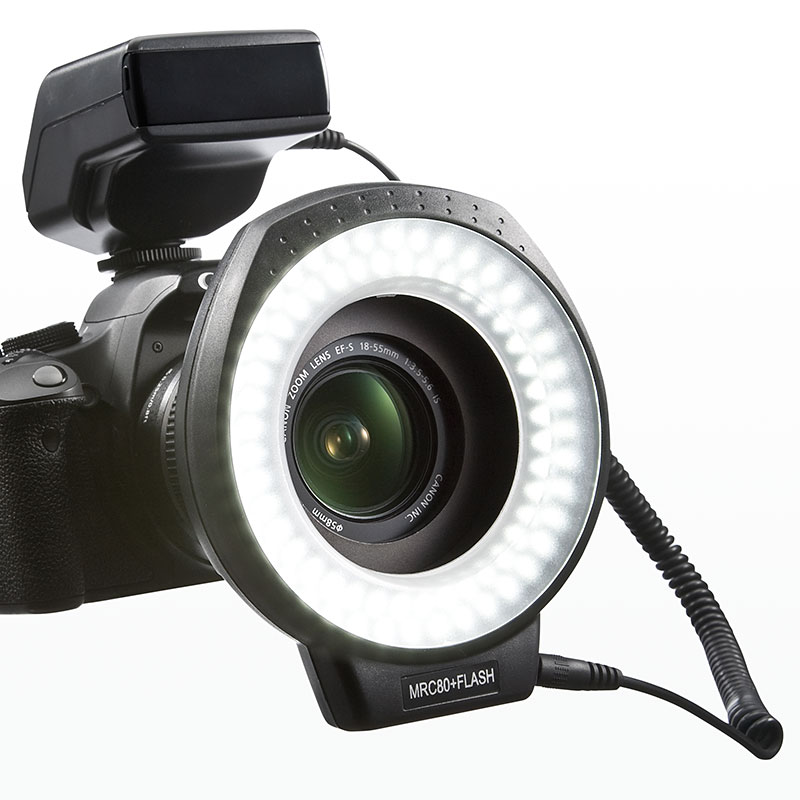 価格.com - サンワ、接写やフラッシュ撮影に最適なLED80灯搭載のLEDリングライト