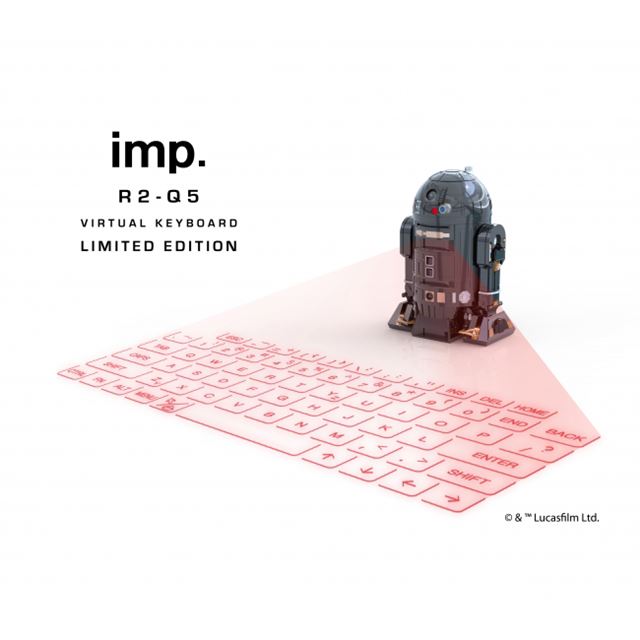ラナ、世界500個限定のスター・ウォーズ「R2-Q5 バーチャルキーボード 