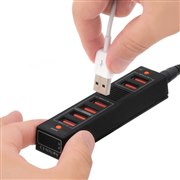 USB�`���[�W�o�[ 6�|�[�g CUCB-6P