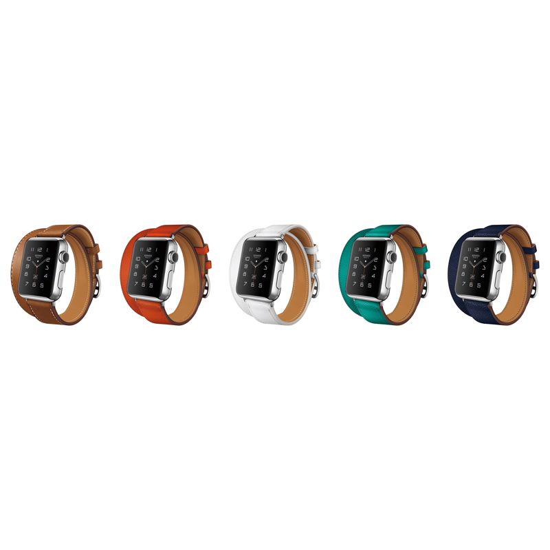 アップル、Apple Watch Hermesのレザーストラップに春の新色を追加 - 価格.com