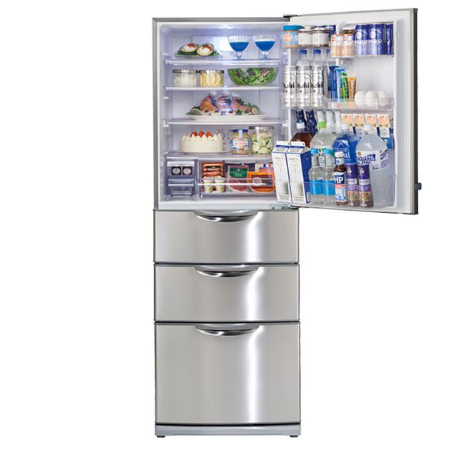 AQUA冷蔵庫　355リットル Amazon.co.jp: AQUAアクア 355L 4ドア冷蔵庫 AQR-36K-S 右開き