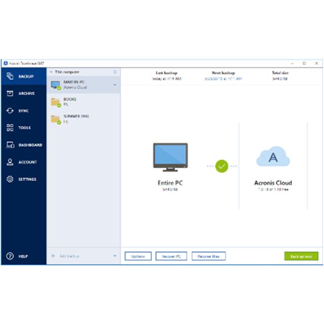 acronis true image 2017 server