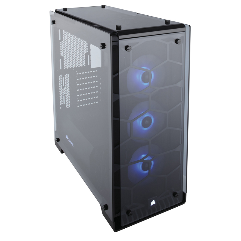 CORSAIR 4000D 強化ガラス製ミドルタワー ATX PCケース ホワイト CC