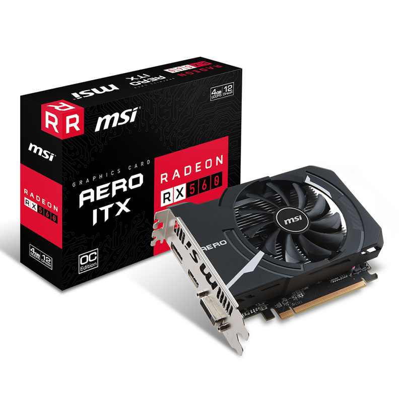 Msi rx 560 aero itx 4gb oc нет изображения