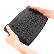 トラックボール内蔵 2.4GHz接続 ワイヤレスキーボード TK-24G05
