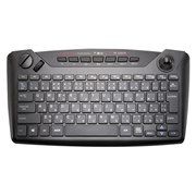 トラックボール内蔵 2.4GHz接続 ワイヤレスキーボード TK-24G05