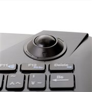 トラックボール内蔵 2.4GHz接続 ワイヤレスキーボード TK-24G05