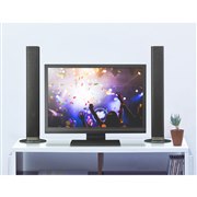 「縦でも横でも使えるTV用スピーカー」