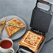 プレスサンドメーカーキルト リミテッドスターアイスグレー