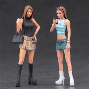 ハセガワ 1/24 フィギュアコレクションシリーズ 90&#39;s 厚底ギャルフィギュア プラモデル FC02 mxn26g8 90's 厚底ギャル フィギュア | 株式会社 ハセガワ