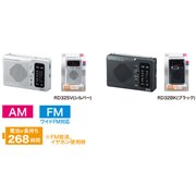 長寿命AM・FM卓上ラジオ