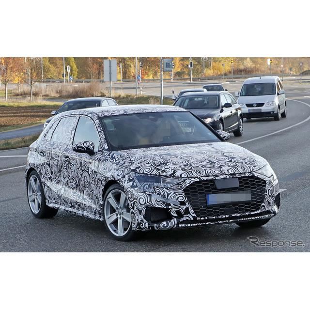アウディ『A1スポーツバック』に設定されるハイパフォーマンスモデル、『S1』開発車両を初めてカメラが捉え...