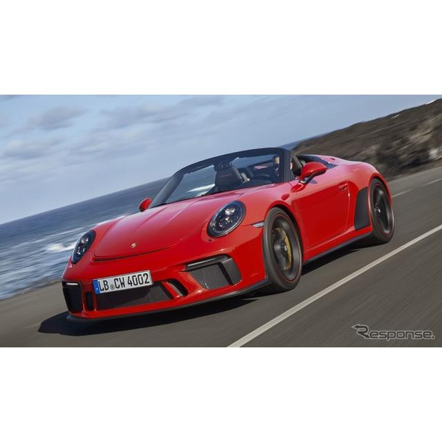 ポルシェは4月17日、新型『911スピードスター』（Porsche 911 Speedster）のドイツ本国ベース価格を、26万9...