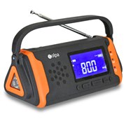 手回し/ソーラー蓄電ラジオ SL-091