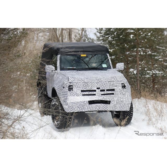 24年の眠りから覚めるフォード ブロンコ 2ドア版をスクープ 目玉は エアルーフ 価格 Com