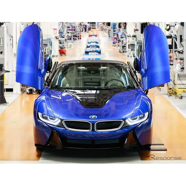 BMWグループは6月11日、プラグインハイブリッド（PHV）スポーツカーの『i8』（BMW i8）の生産を終了した、...