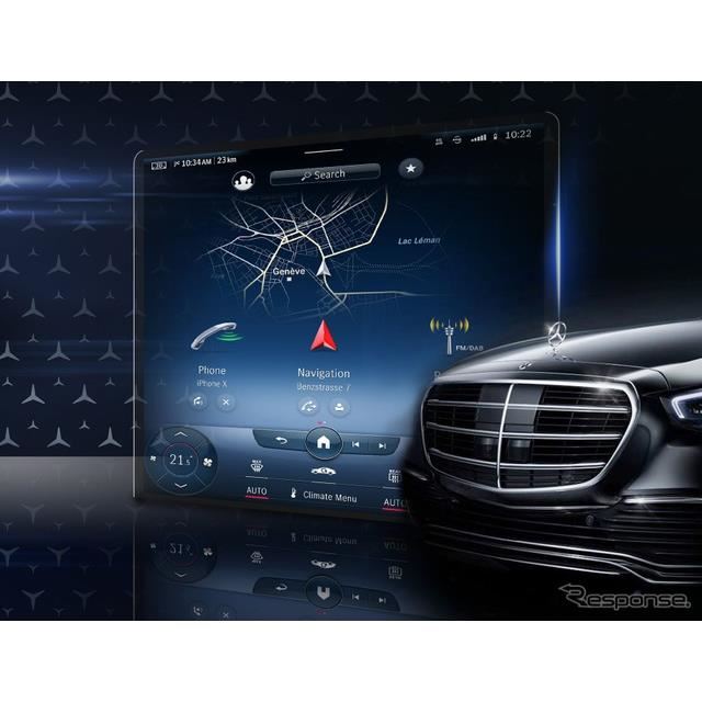 メルセデスベンツは7月6日、次期『Sクラス』（Mercedes-Benz S-Class）に搭載される最新の「MBUX」を、7月8...