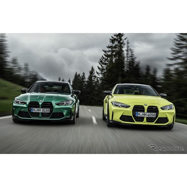 BMWの高性能車部門のBMW Mは10月9日、新型『M3セダン』（BMW M3 Sedan）と新型『M4クーペ』（BMW M4 Coupe...