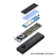 RACEN LED & FAN M.2 NVMe USB3.2 Gen2 �P�[�X CRC-LFM2NU32