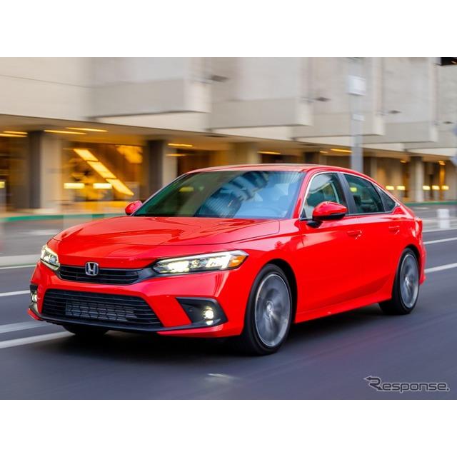 ホンダの米国部門は6月16日、新型『シビックセダン』（Honda Civic Sedan）を米国市場で発売した。現地ベー...