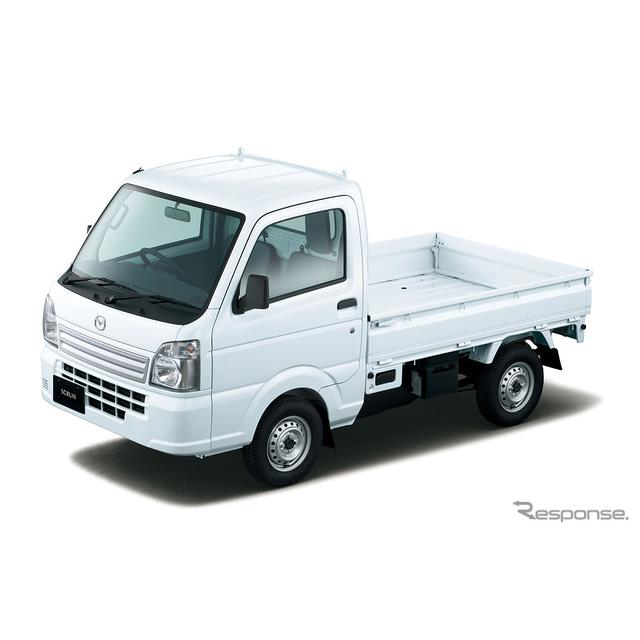 マツダは、軽商用車『スクラムトラック」を一部改良し、8月19日より販売を開始した。
　今回の一部改良で...