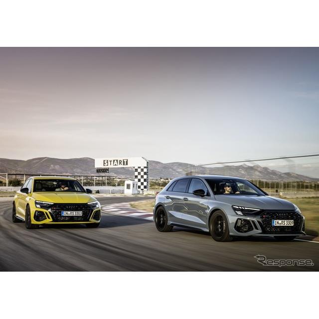 アウディ（Audi）は10月26日、新型『RS3スポーツバック』と新型『RS3セダン』を欧州市場で発売した。ドイツ...