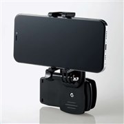 「薄型クリップ付きスマホホルダー P-STSRSCPBK」