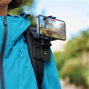 「薄型クリップ付きスマホホルダー P-STSRSCPBK」