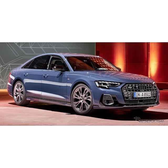 アウディは2月15日、改良新型『A8』（Audi A8）を欧州市場で発売した。メルセデスベンツ『Sクラス』新型やB...